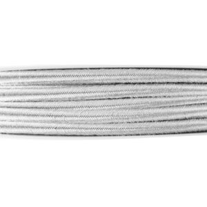 Galon Policyjny Srebrny 6mm do Otoku Czapki Gabardynowej 70 cm 1 sztuka - obrazek 3