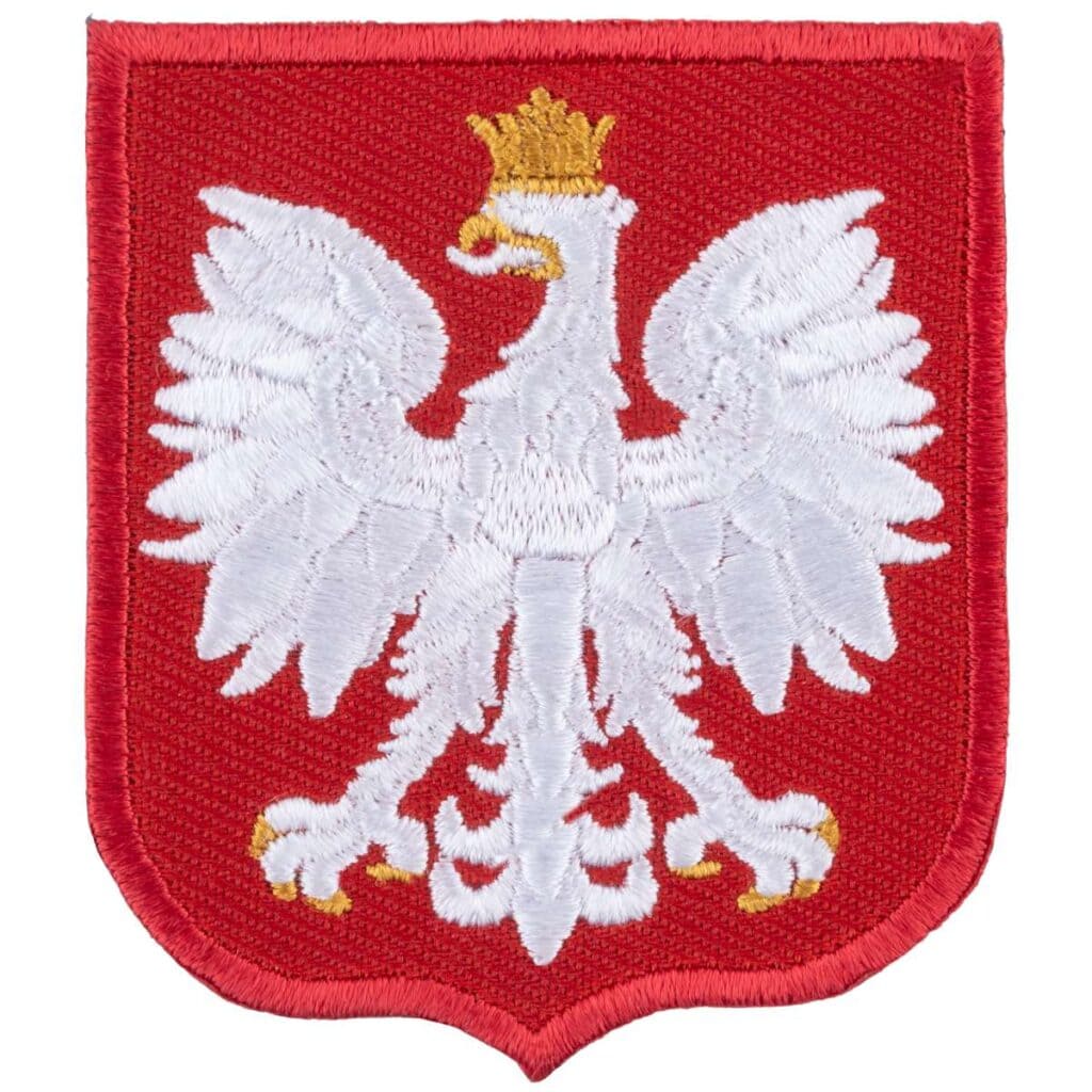 Emblemat Oznaka Przynależności Państwowej Orzełek Haftowany Godło Na Mundur