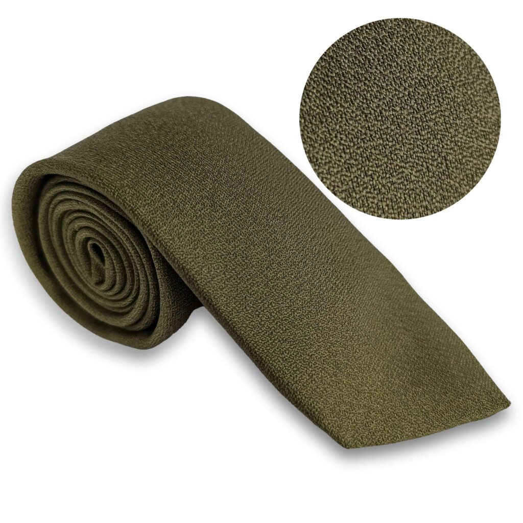 Krawat WOJSKOWY Wojsk Lądowych khaki straż graniczna wojsko zielony