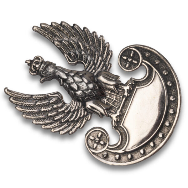 Orzeł metalowy do czapki rogatywki Wojsk Lądowych Orzełek - obrazek 3