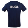 Koszulka T Shirt Policja 100% Bawełna Granatowa Odblaskowa - obrazek 4