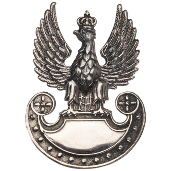 Orzeł metalowy do czapki rogatywki Wojsk Lądowych Orzełek
