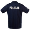 Koszulka Polo Policja Męska z Pagonami Bawełna Granatowa Służbowa - obrazek 3