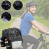 Sakwa Rowerowa Torba na Bagażnik 75L XXL z Kieszeniami na Bidon - obrazek 5