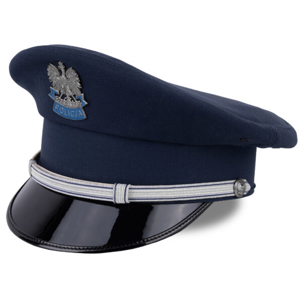 Czapka gabardynowa wyjściowa galowa oficer młodszy starszy Policji