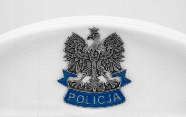 Czapka garnizonowa gabardynowa oficera Policji WRD - obrazek 2