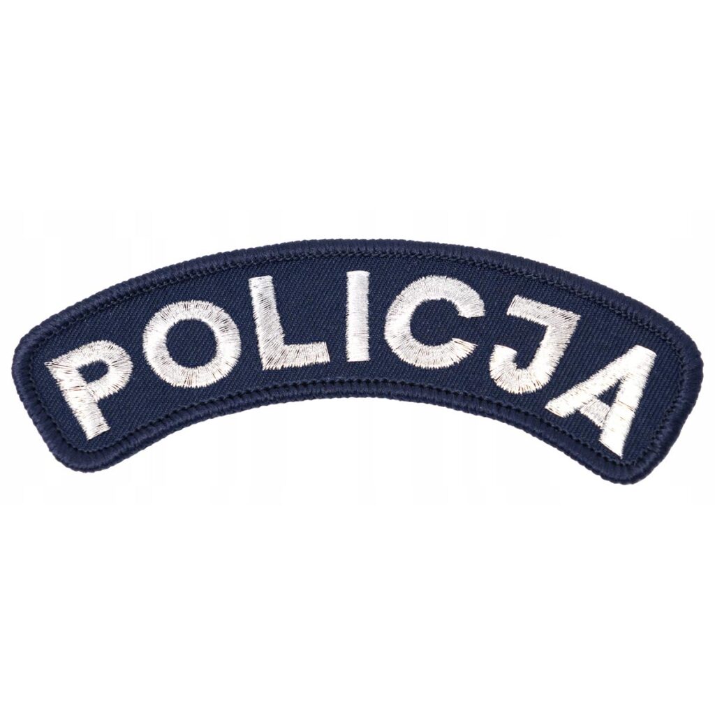 Naszywka napis Policja łuczek