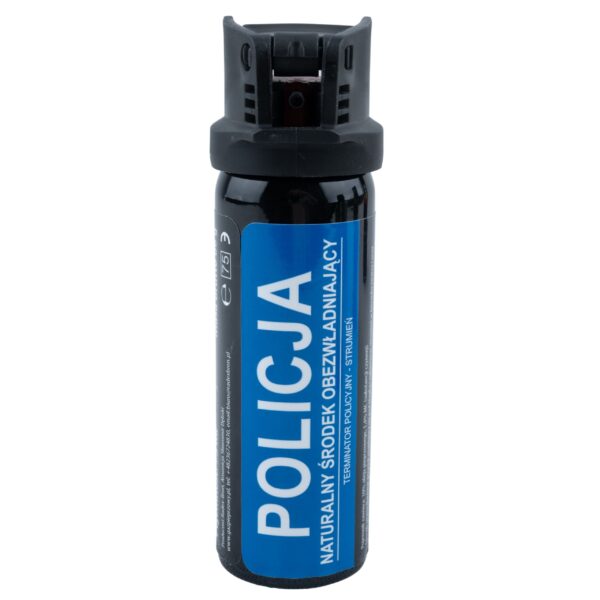 Gaz pieprzowy Terminator policyjny 75 ml paraliżujący obezwładniający strumień