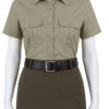Koszulo-bluza Wojska Polskiego 301D/MON khaki krótki rękaw damska wzór tabela - obrazek 2