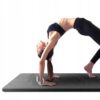 Mata do ćwiczeń czarna gruba miękka fitness pilates 1,5 cm NBR duża - obrazek 7