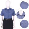 Koszulo-bluza Wojska Polskiego 301D/MON stalowa krótki rękaw damska wzór tabela - obrazek 6