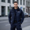 Softshell Policja Kurtka Ochronna Wodoodporna z Rzepami i Zamkami - obrazek 3