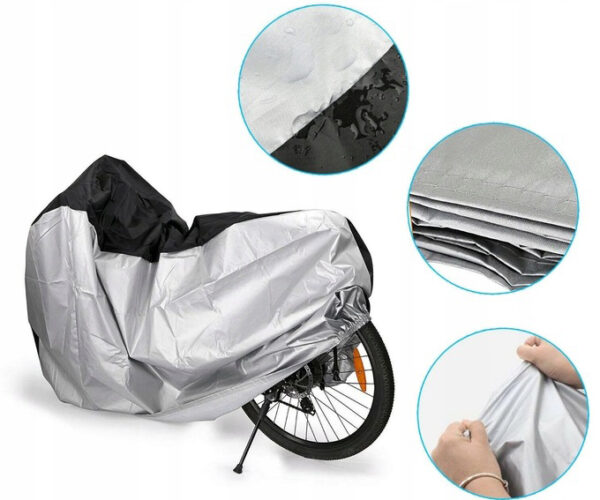 Pokrowiec Na Rower Wodoodporny Motor Skuter Z Klamrą 200x110x70 cm - obrazek 5