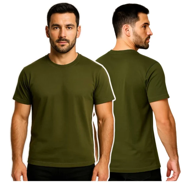 Koszulka T shirt Wojsko 100% Bawełna Khaki 518/MON - obrazek 2