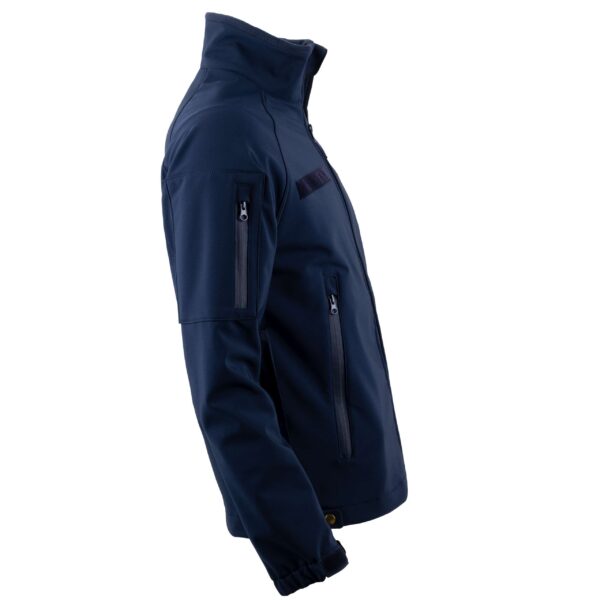 Softshell Policja Kurtka Ochronna Wodoodporna z Rzepami i Zamkami - obrazek 16
