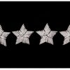 Otok Czarny do Rogatywki Wojska Polskiego Haft Bajorek Kapitan Starszy Chorąży Sztabowy 4cm - obrazek 2