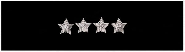 Otok Czarny do Rogatywki Wojska Polskiego Haft Bajorek Kapitan Starszy Chorąży Sztabowy 5cm - obrazek 2
