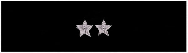 Otok Czarny do Rogatywki Wojska Polskiego Haft Bajorek Starszy Chorąży Podporucznik Podpułkownik 5cm - obrazek 2