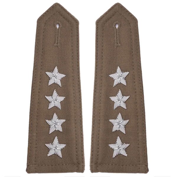 Naramienniki Pagony Khaki na Koszulobluzę Stopień Kapitan