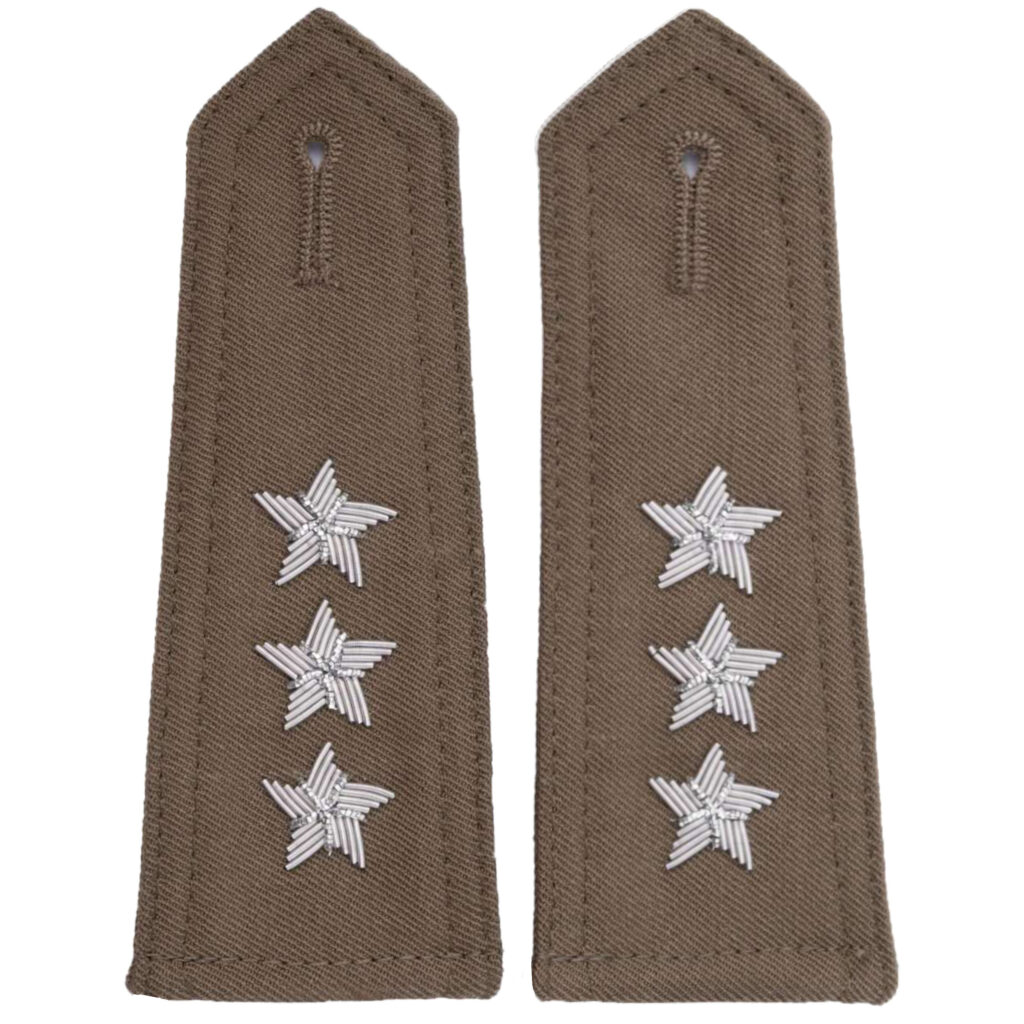 Naramienniki Pagony Khaki na Koszulobluzę Stopień Porucznik