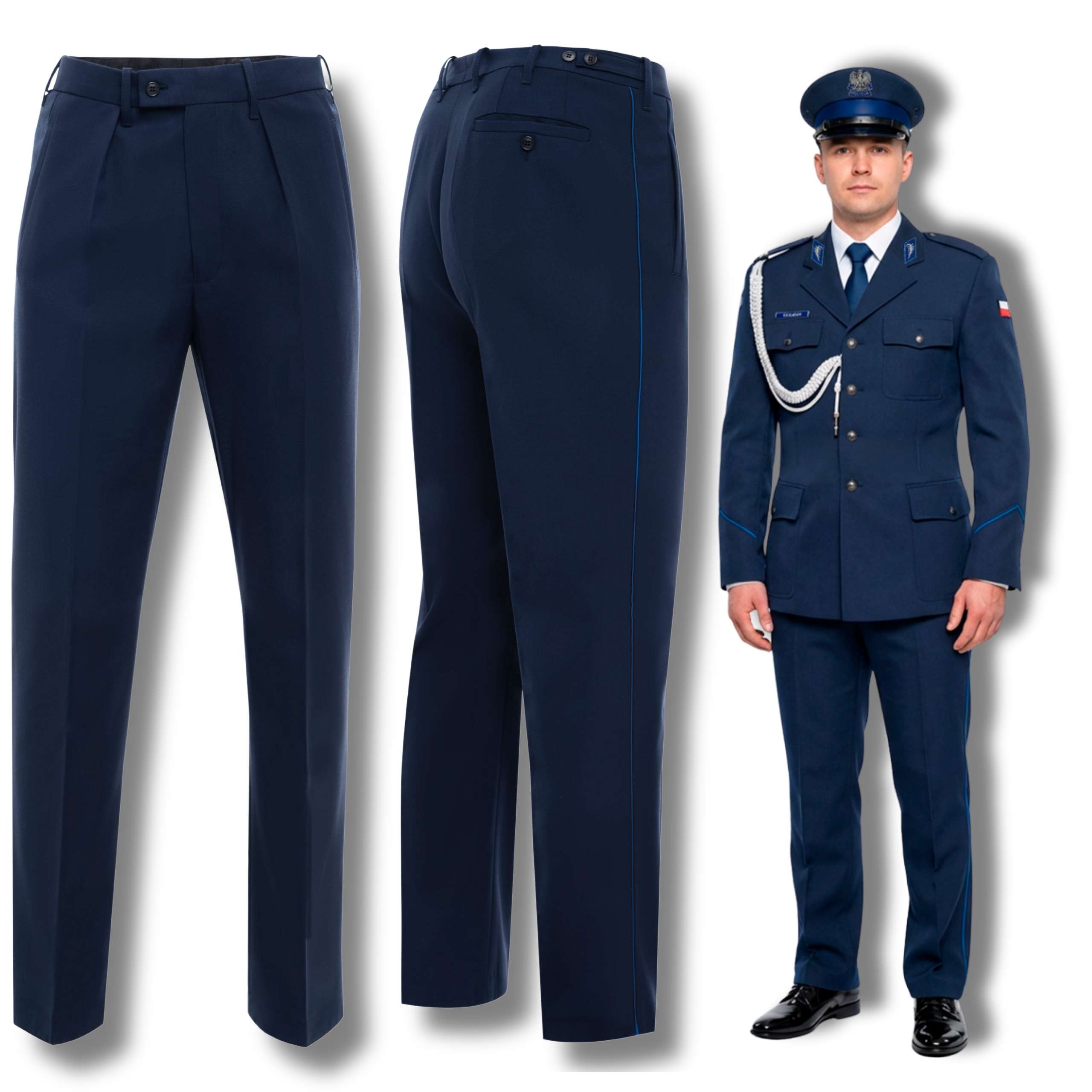 Spodnie wyjściowe Policja nowy wzór tabela 3 dni - obrazek 2