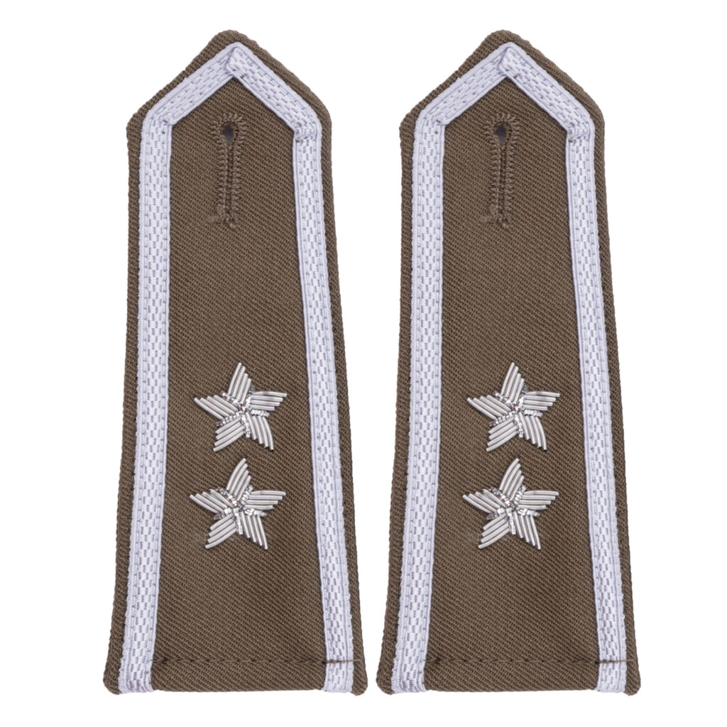 Naramienniki Pagony Khaki na Koszulobluzę Stopień Starszy Chorąży