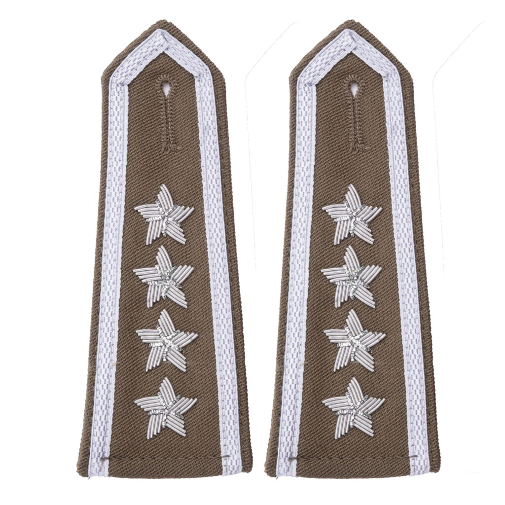 Naramienniki Pagony Khaki na Koszulobluzę Stopień Starszy Chorąży Sztabowy