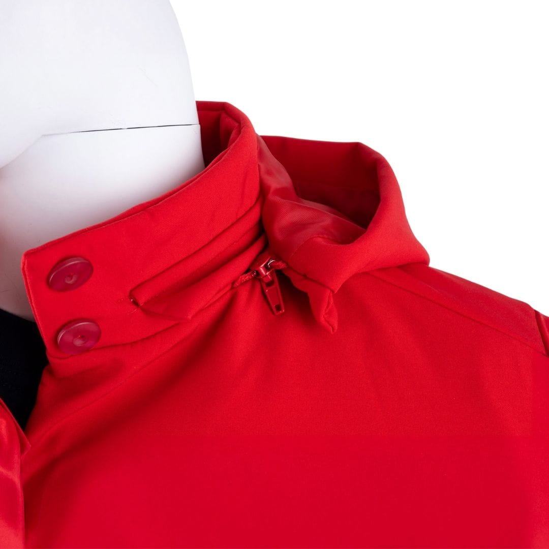 Kurtka softshell płaszcz przeciwdeszczowy jesienny z kapturem długi - obrazek 7