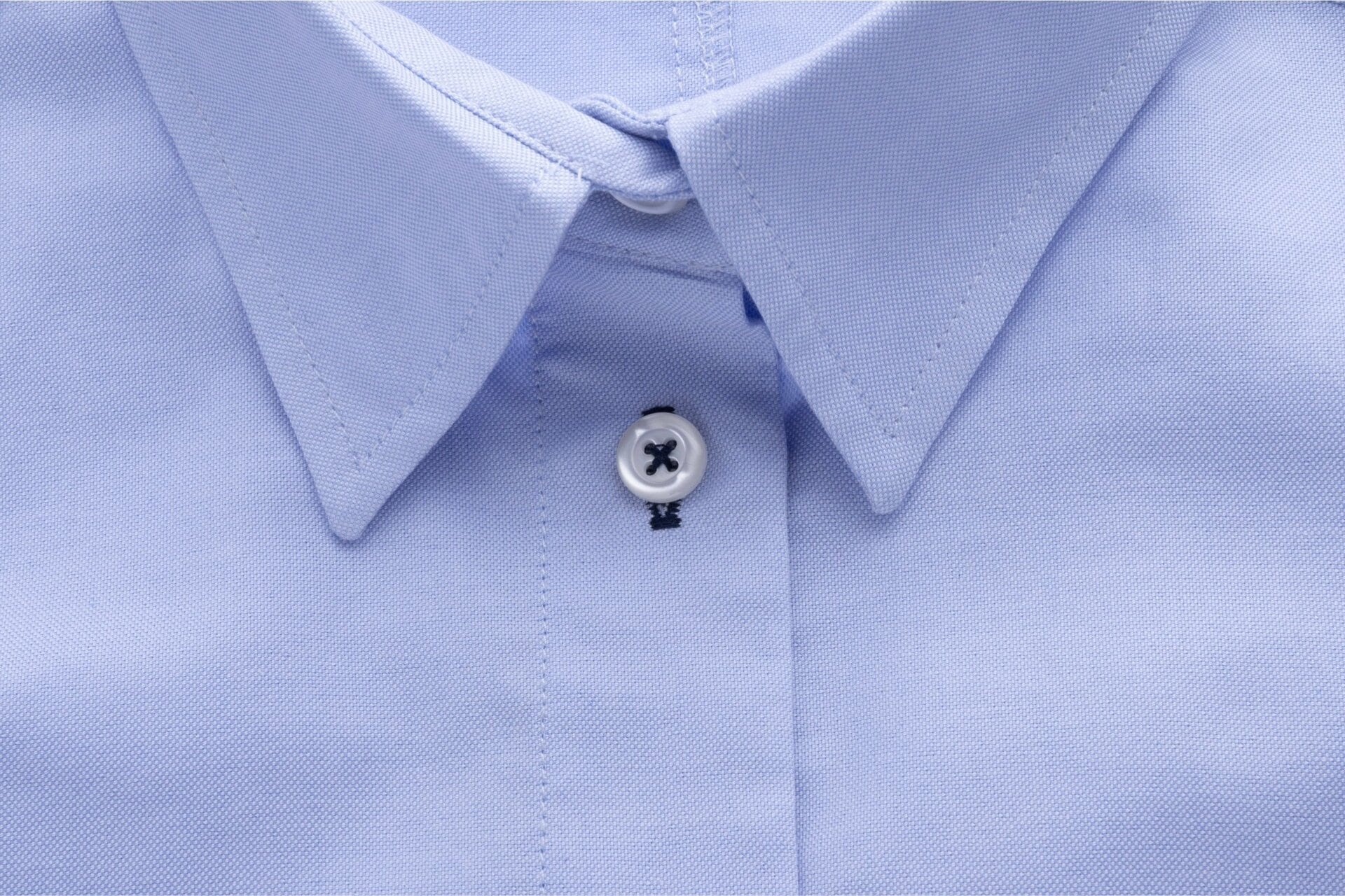 Koszula damska długi rękaw AIDA niebieska - obrazek 4