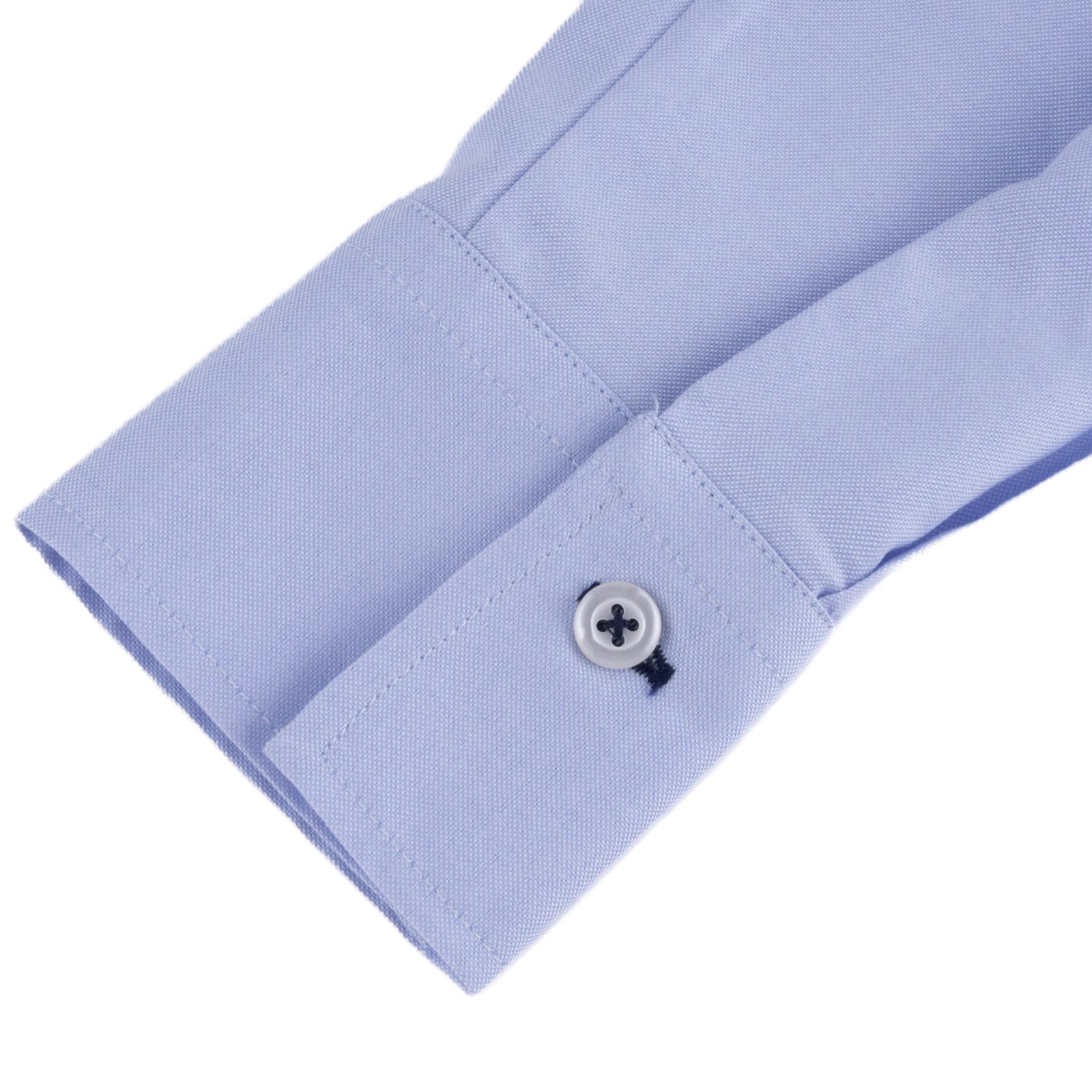 Koszula damska długi rękaw AIDA niebieska - obrazek 2