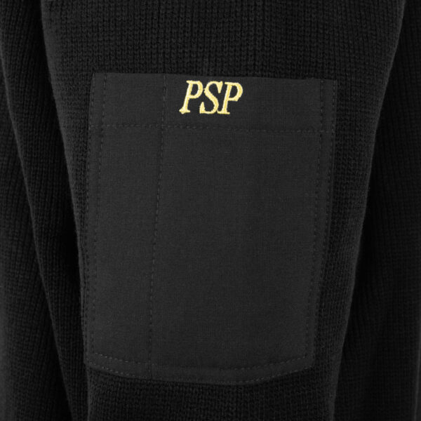 Sweter Czarny Służbowy PSP z Pagonami i Haftem - obrazek 4