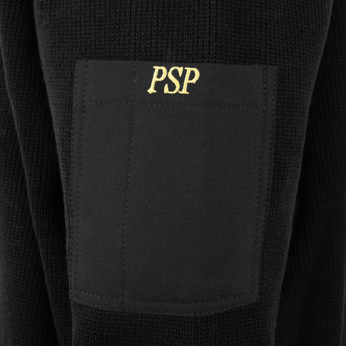 Sweter Czarny Służbowy PSP z Pagonami i Haftem - obrazek 4