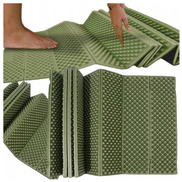 Mata Turystyczna Karimata Składana Wojskowa Khaki Zielona