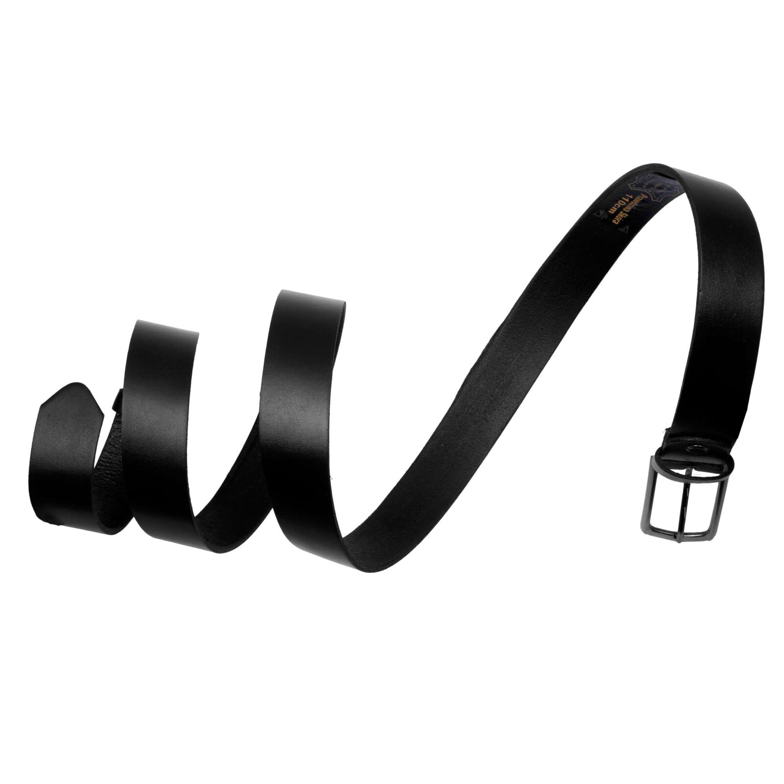 Pasek Skórzany Męski Czarny 100% Skóra Naturalna - obrazek 5