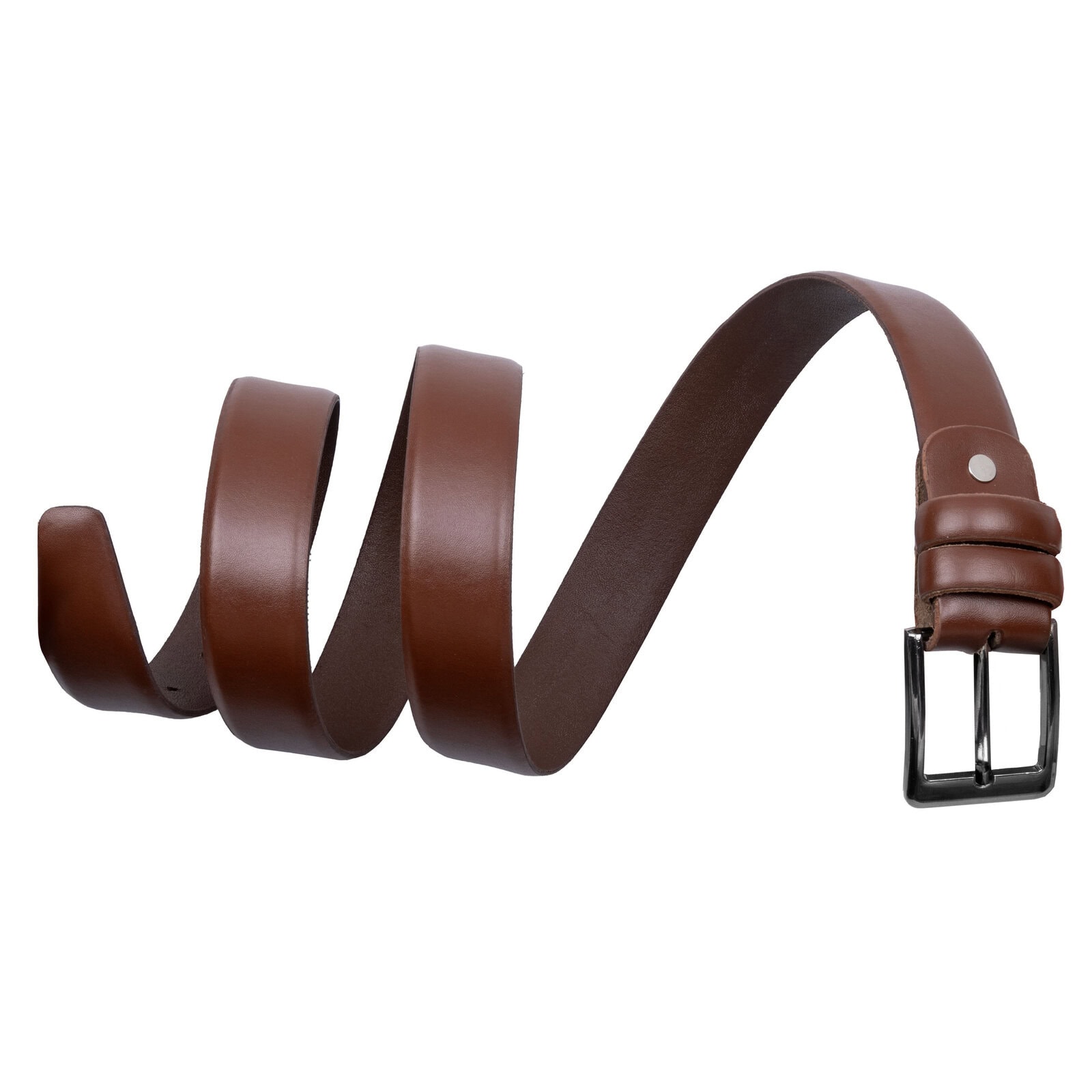 Pasek Skórzany Męski Brązowy 100% Skóra Naturalna - obrazek 2