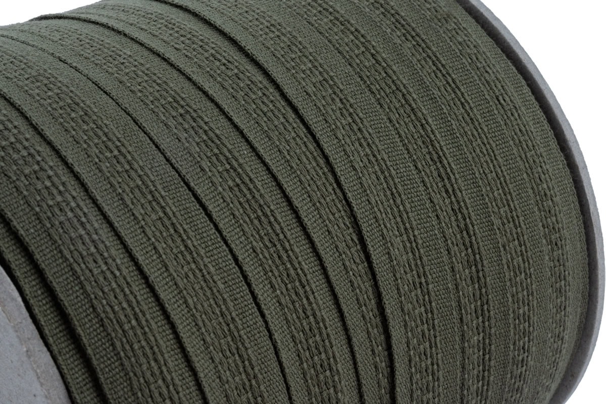 Mocna Taśma Odzieżowa Wzorzysta Khaki 13mm - obrazek 3