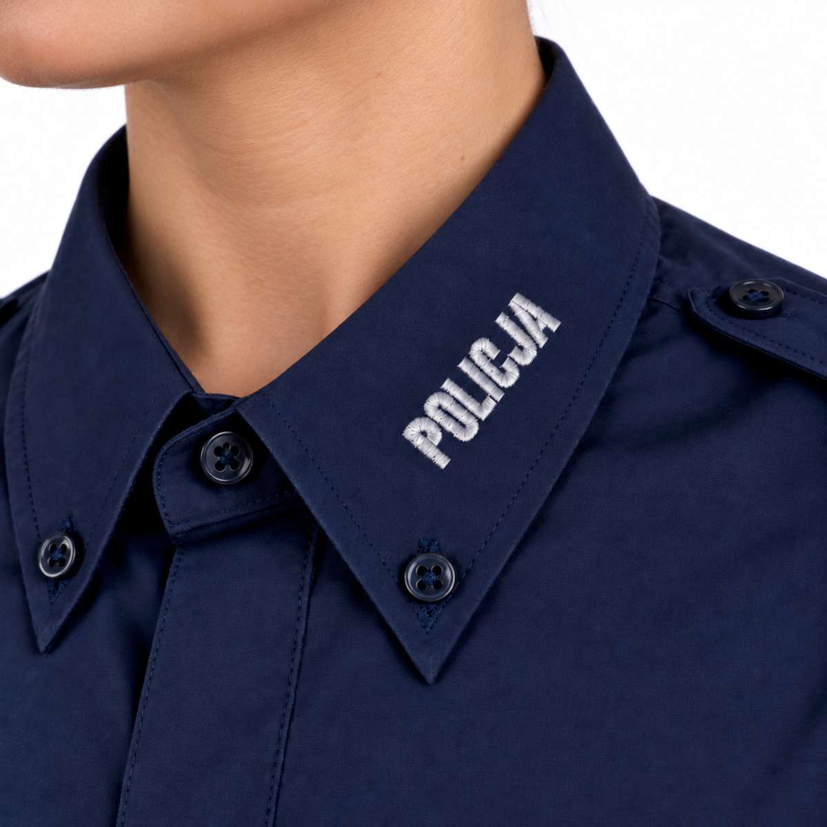 Koszula Damska Służbowa Zestaw 3-PAK Krótki Rękaw Policja - obrazek 10