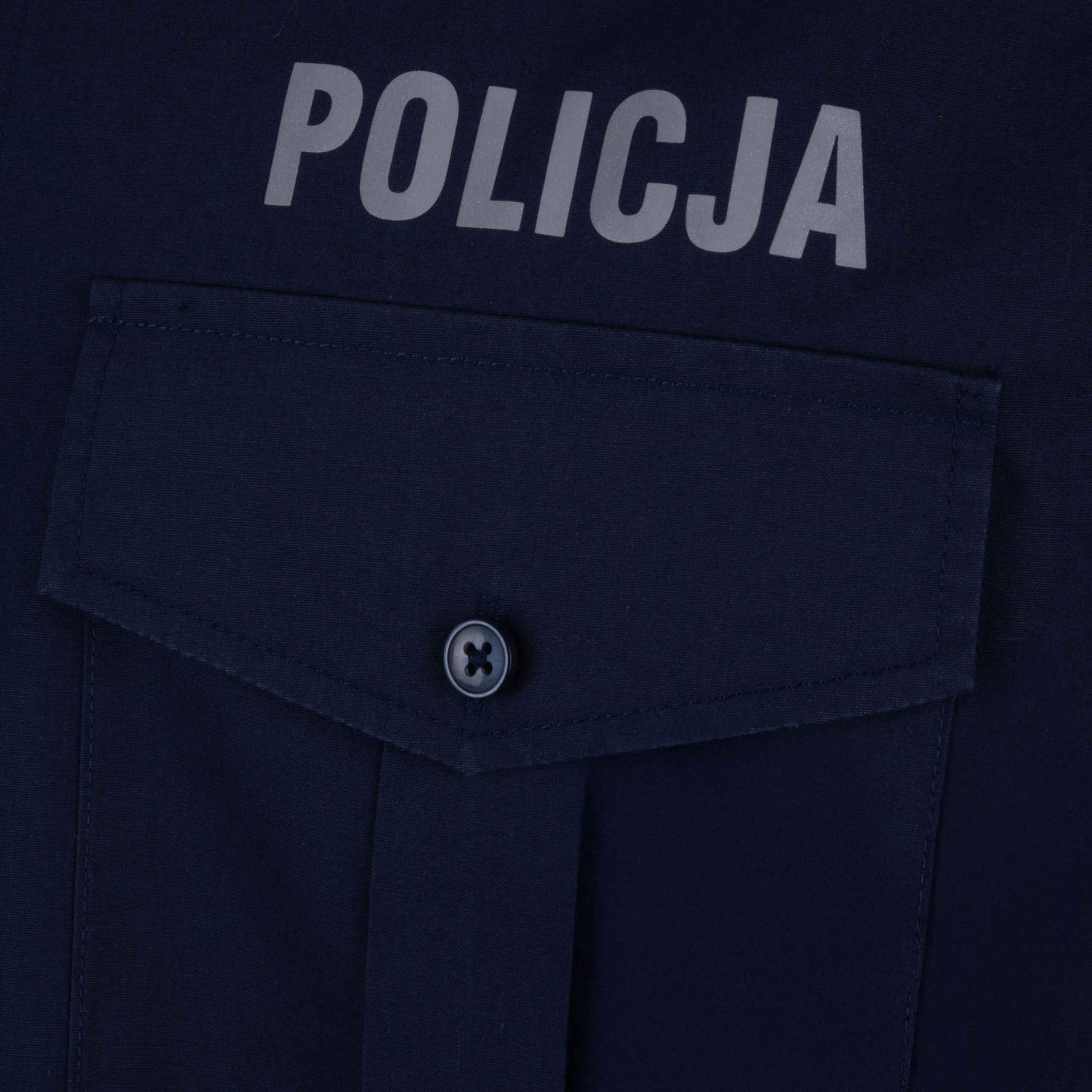 Koszula Damska Służbowa Granatowa Krótki Rękaw Policja - obrazek 6