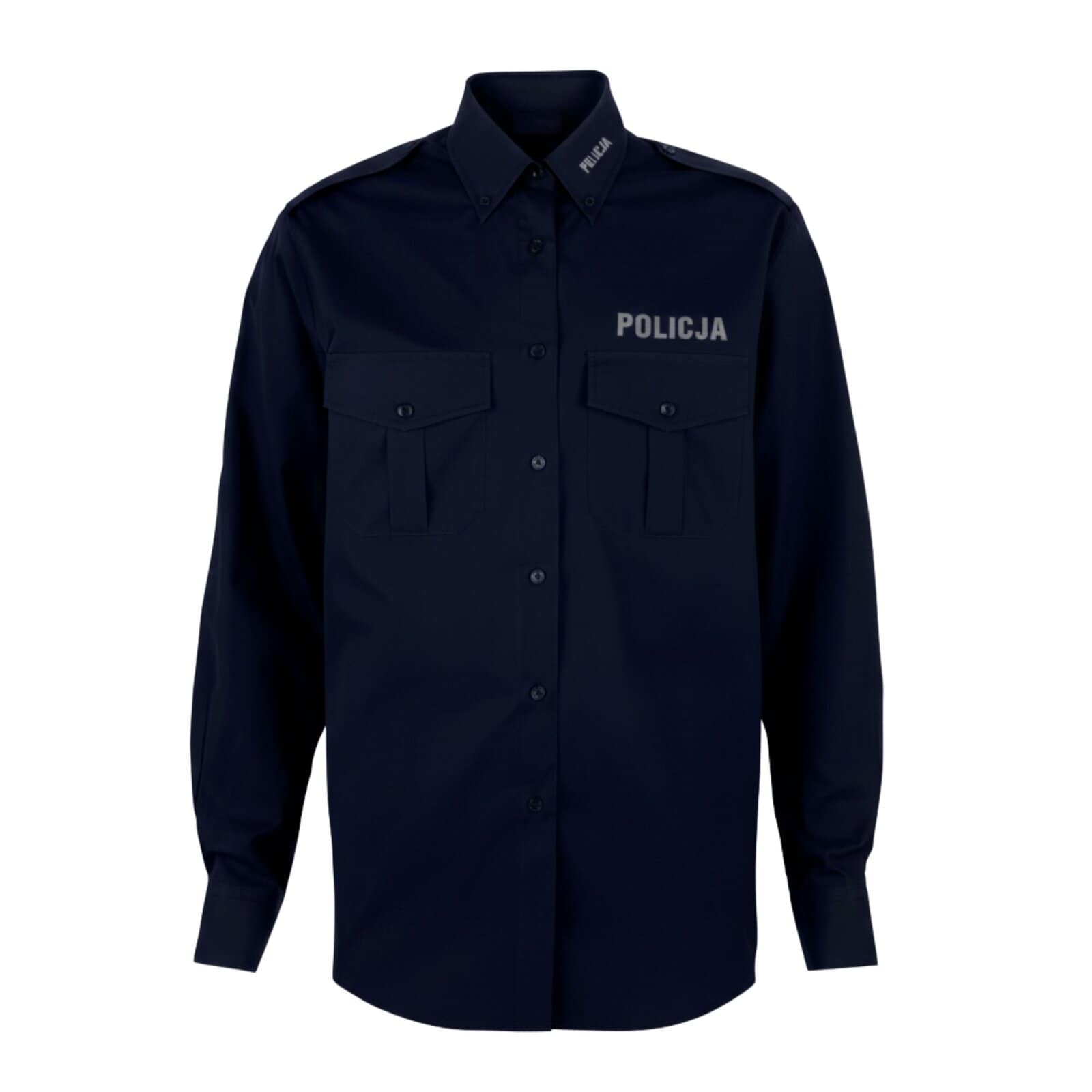 Koszula Damska Służbowa Granatowa Długi Rękaw Policja
