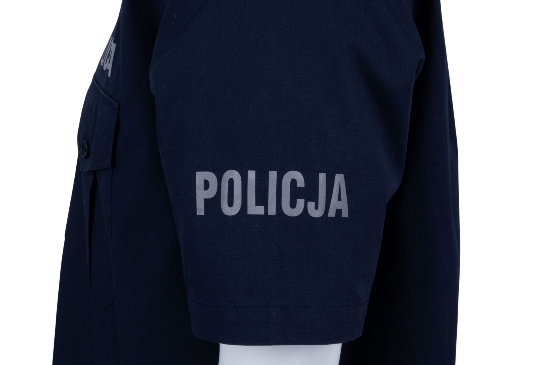 Koszula Damska Służbowa Granatowa Krótki Rękaw Policja - obrazek 5