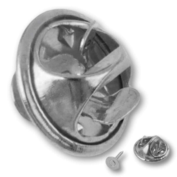 Srebrny Pins do Identyfikatora Imiennego 1 sztuka