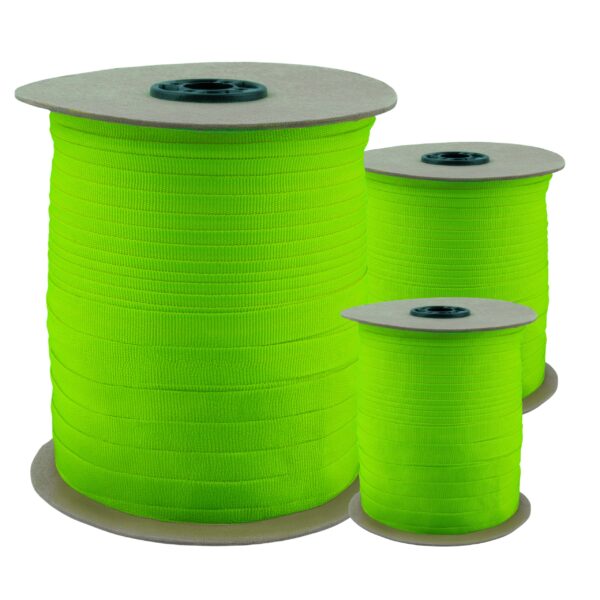Tasiemka Zielona na Rolce 200m Wstążka Rypsowa Szpula do Pakowania Ozdobna