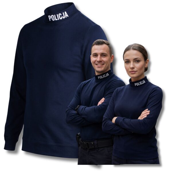 Półgolf policyjny granatowy