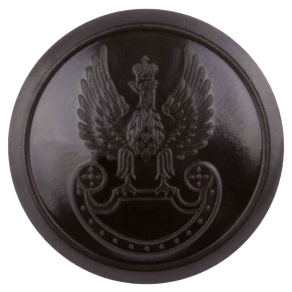 Duży guzik do płaszcza Wojsk Lądowych 25 mm