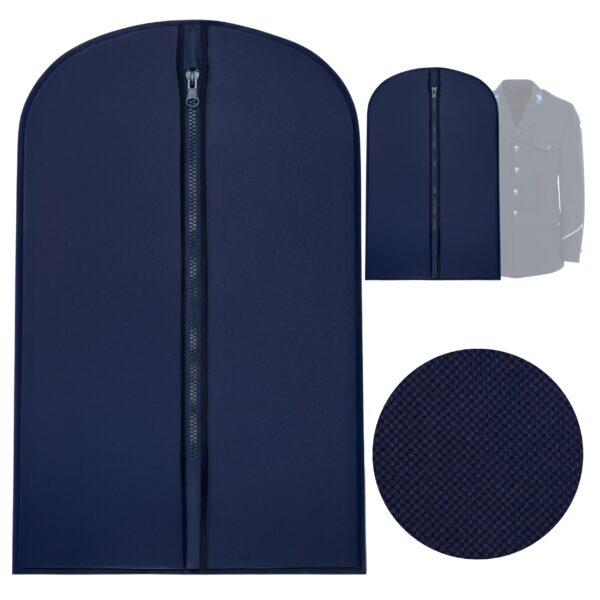 Pokrowiec na ubrania mundur garnitur granatowy krótki