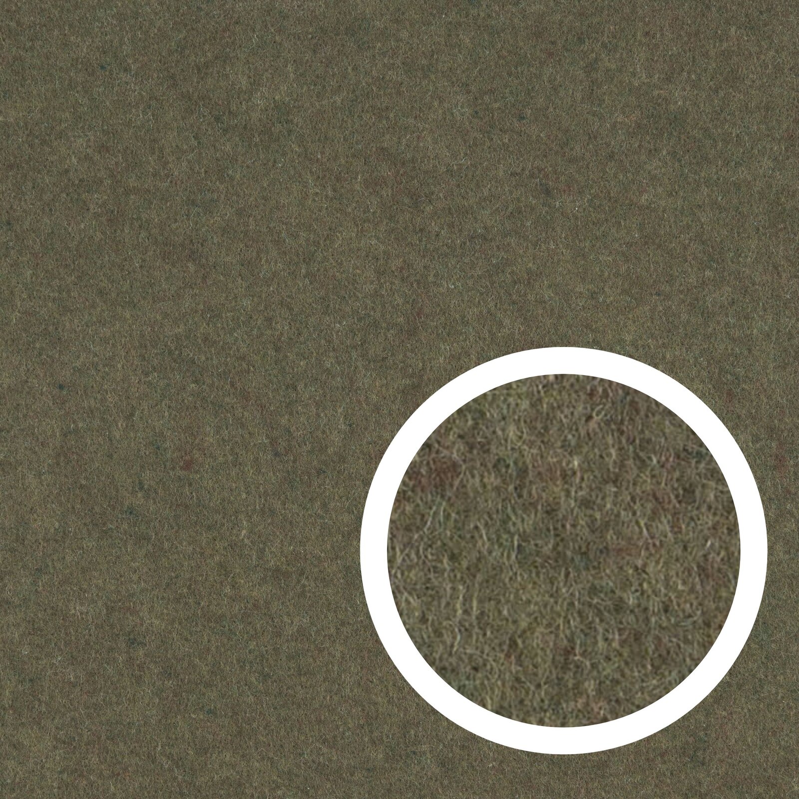 Filc na metry miękki odzieżowy khaki tkanina 1mb 200g/m2