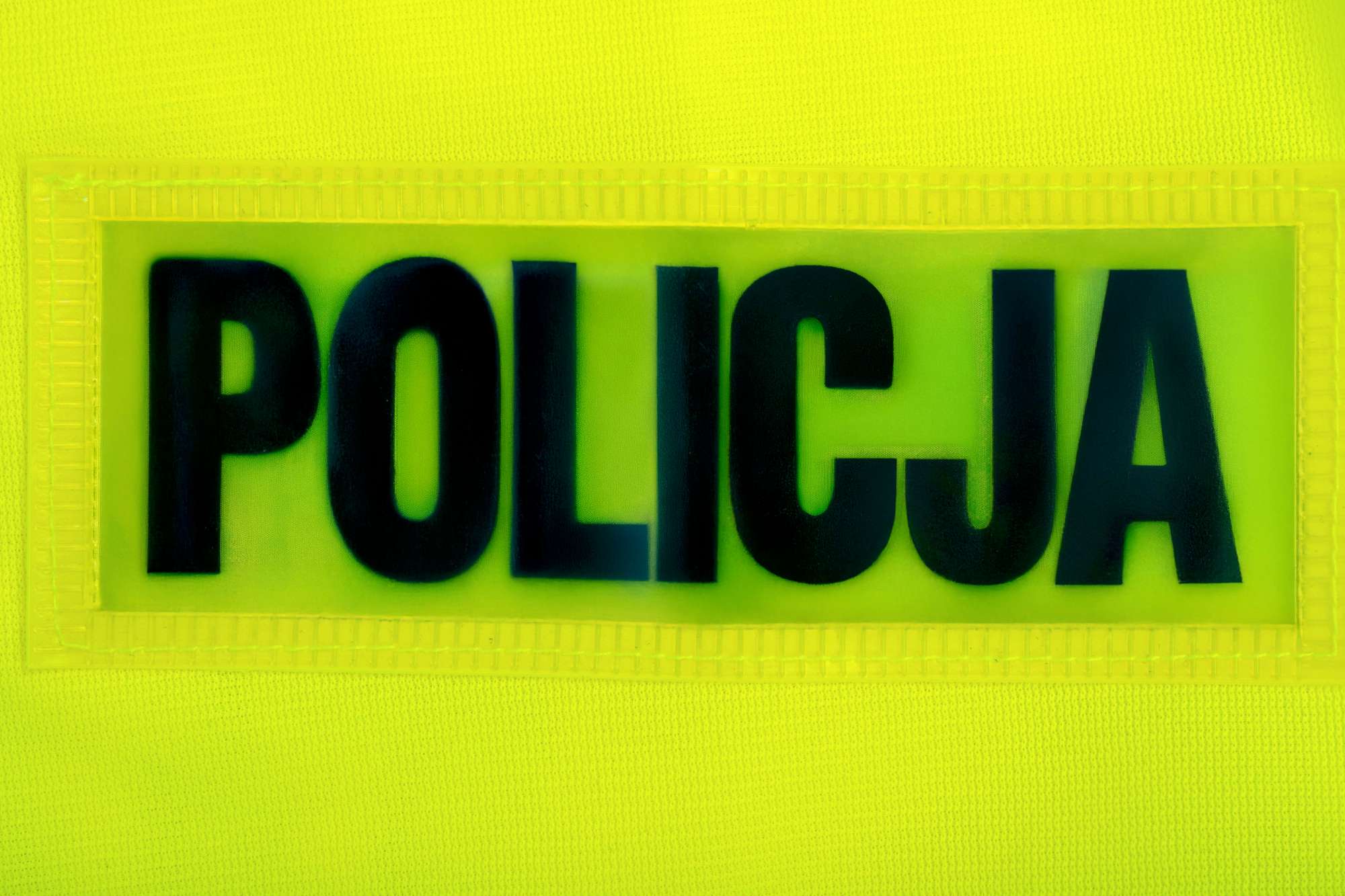 Kamizelka Odblaskowa Policja Gładka Zapinana na Zacisk - obrazek 7