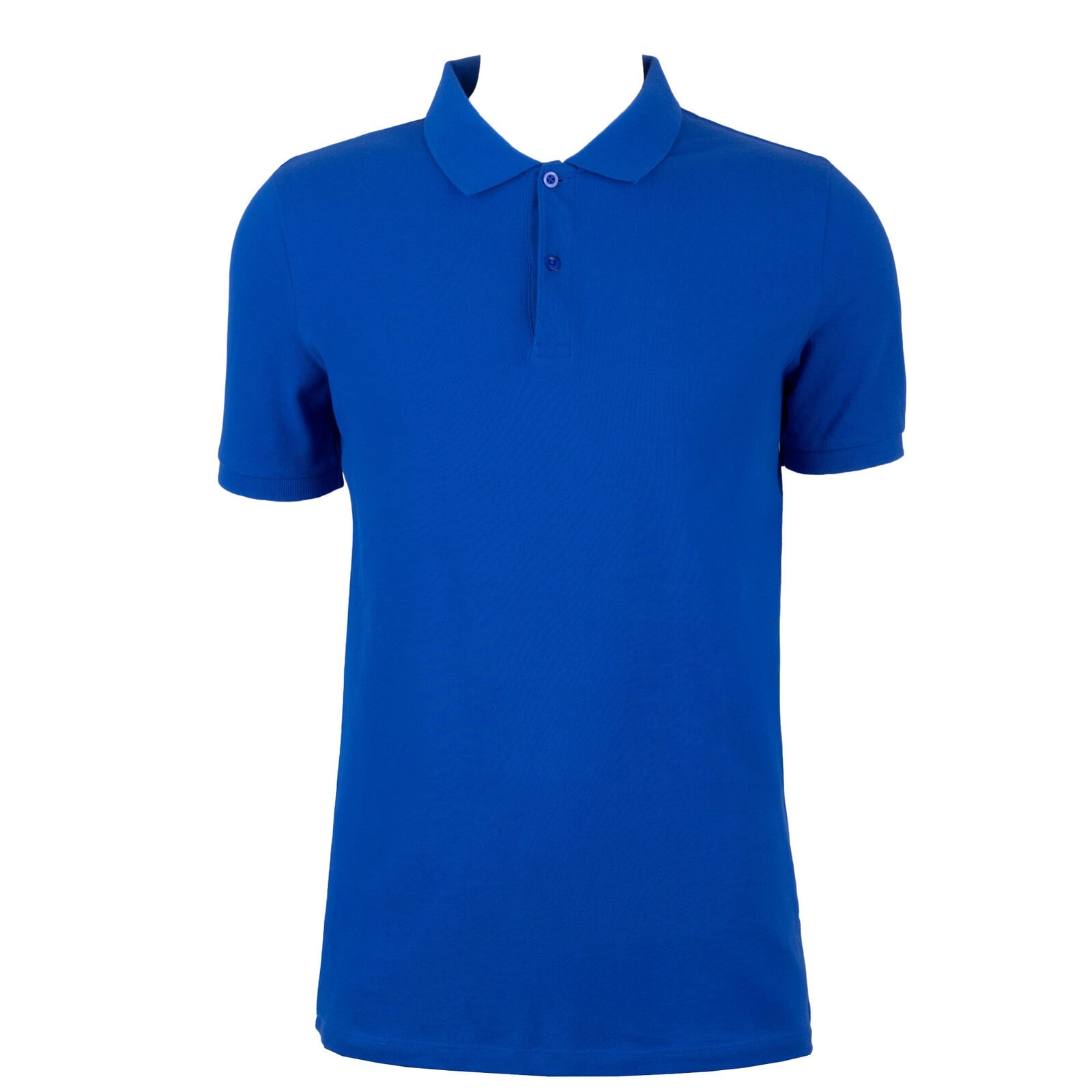 Koszulka Polo Męska Bawełna Niebieska 100%bawełna - obrazek 2
