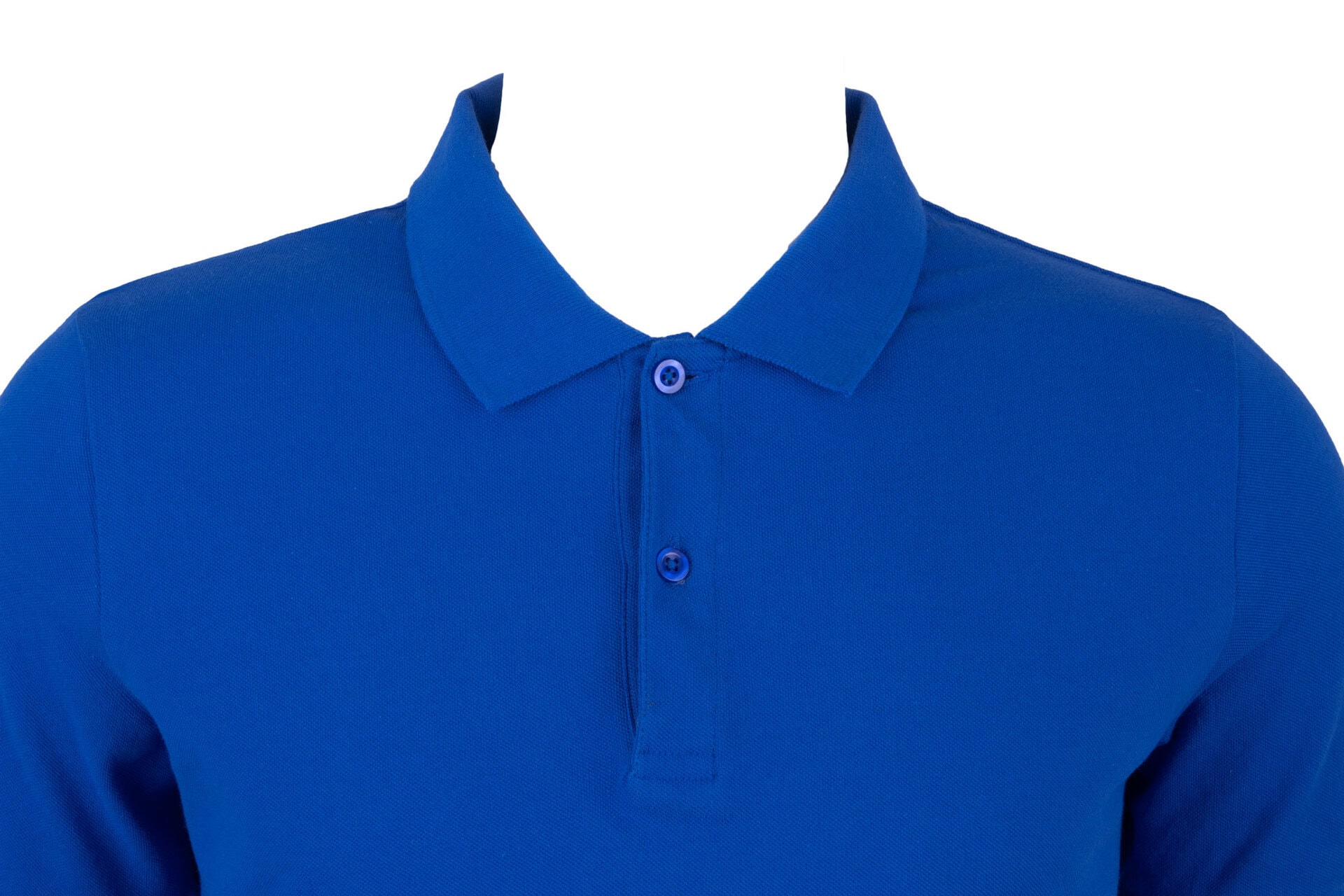 Koszulka Polo Męska Bawełna Niebieska 100%bawełna - obrazek 6