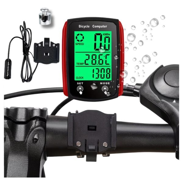 Licznik rowerowy bezprzewodowy LCD